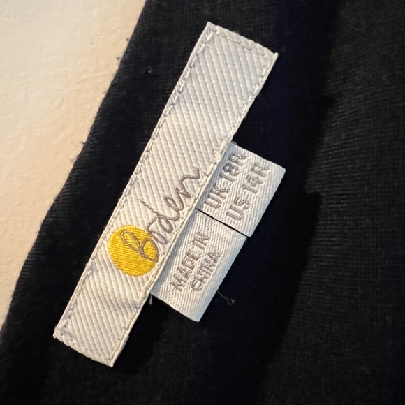 Boden Navy Surplice Knee Length Dress, Size 14 - Picture 2 of 3